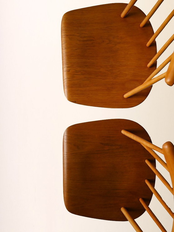 Image 1 of Coppia originale di sedie Fanett degli anni '50 di Tapiovaara