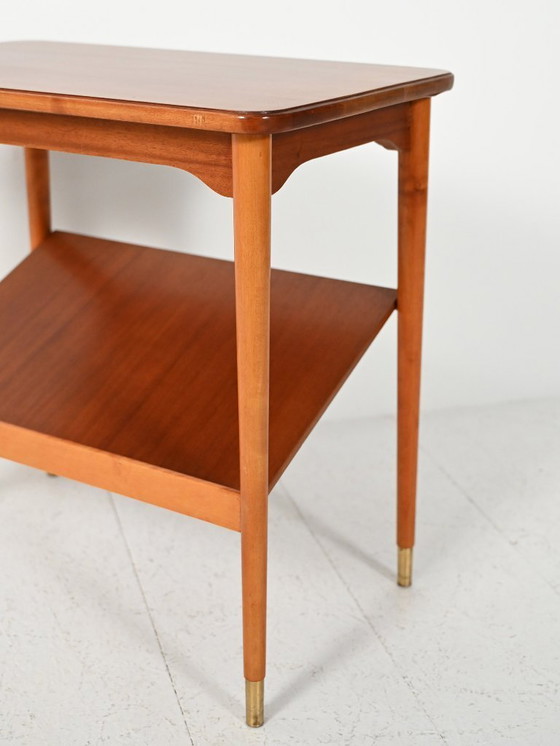 Image 1 of Scandinavian coffee table with display shelf