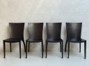 4 chaises Gunther Lambert Design modèle 'Milano'