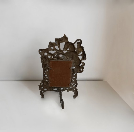 Image 1 of Vintage bronzen decoratieve lijst – jaar 1950