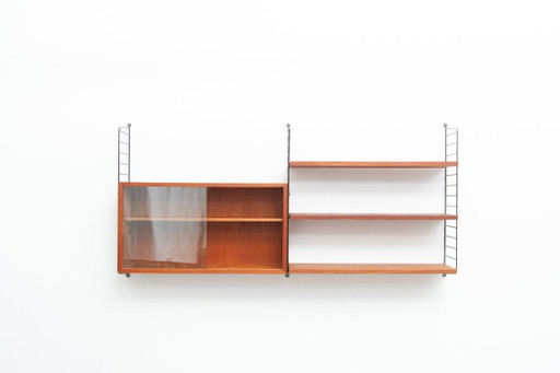 String wall shelf by Kajsa & Nisse Strinning, 1950s