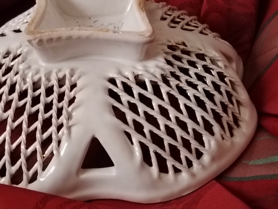 Image 1 of KSF Kirov Plant Kirow Faience Kommand met Uitsparing Jaren 60