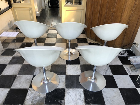 Image 1 of Sillas giratorias Kartell Eros de Philippe Starck (5)