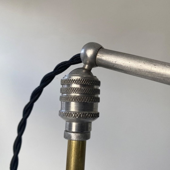 Image 1 of ANCIENNE LAMPE D’ATELIER INDUSTRIEL ARTICULEE