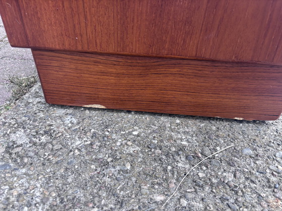 Image 1 of Buffet bas vintage dressoir teck