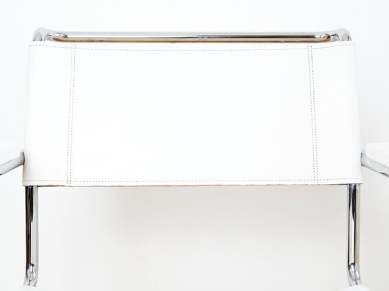 Set di 4 poltrone Modello S34 di Mart Stam per Thonet – Sedie da pranzo, Leather (photo 18 of 21)