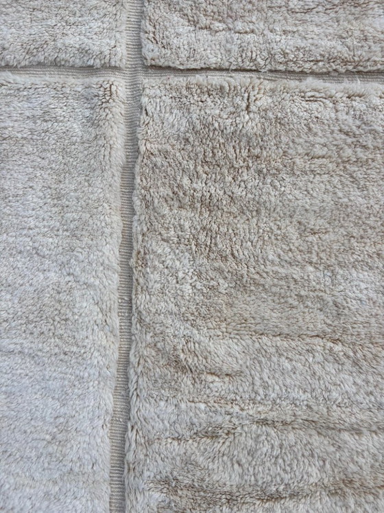 Image 1 of Beni Ourain tapijt, authentiek Marokkaans tapijt, 300x200cm, echt wollen tapijt