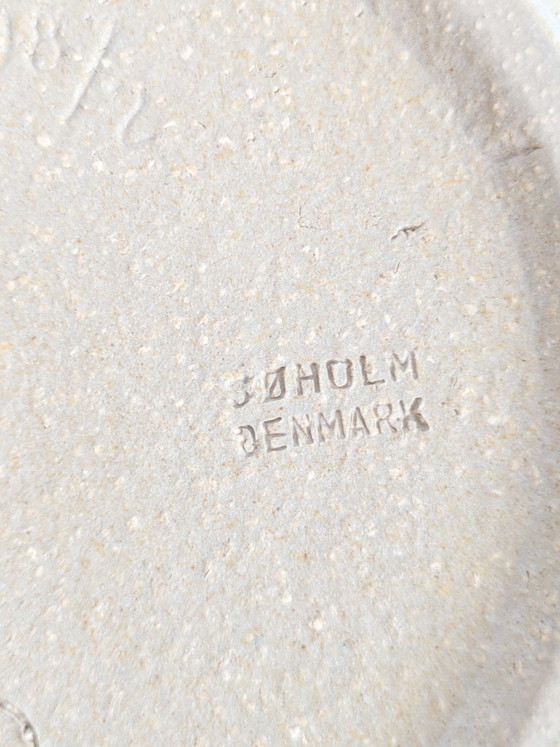 Image 1 of Vintage Søholm Denemarken Steengoed Middenstukkom Ø 19,5 cm