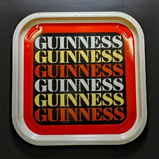Framed Guinness Plate 52x52 cm – wanddecoratie, Metal, Wood