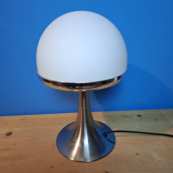 Image 1 of Trio Leuchten vintag mushroom touch tafellamp