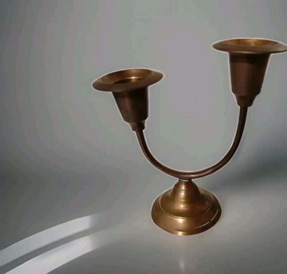 Image 1 of Messingkandelaber aus den 1950er Jahren