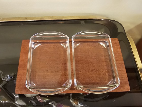 Artiform Denmark Teak Servierschale Snackschale – Geschirr, Wood, Glass (photo 2 of 8)