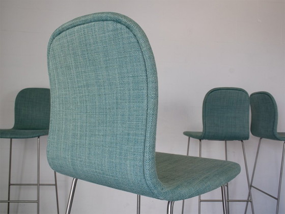 Tabouret de bar souple Cappellini Tate, ensemble de 4 pièces, design Jasper Morrison. – Tabourets de bar, rvs (photo 5 of 8)