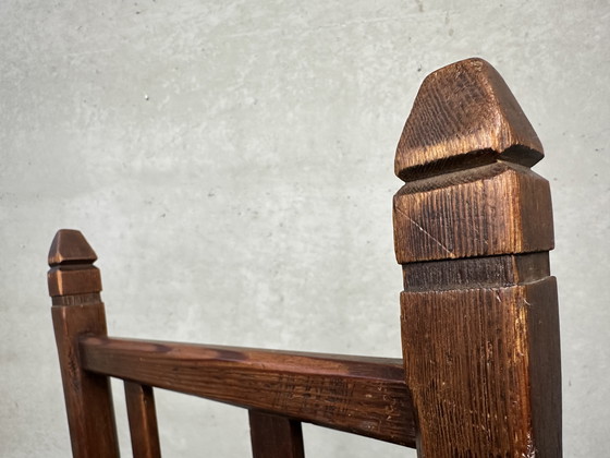 Image 1 of Sgabello/sedia antico da biblioteca