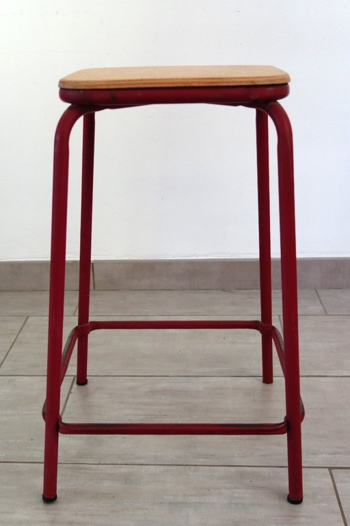 Vintage school/industrial stool