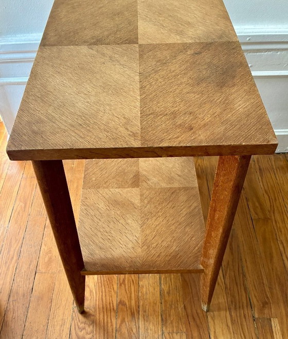 Image 1 of Klein vintage bijzettafeltje in Scandinavische stijl