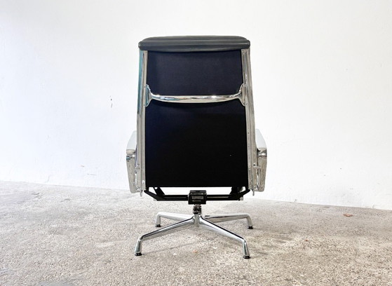 Fauteuil EA 222 Aluminium Group de Charles et Ray Eames, années 1980 – Vitra, Leather (photo 18 of 18)