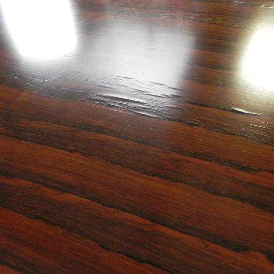 Image 1 of Art-Deco-Esstisch, Palisanderfurnier, ausziehbar auf 248 cm, 1930er Jahre