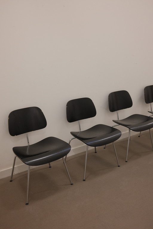 4x Eames DCM Dining Chairs Vitra Dining Chairs