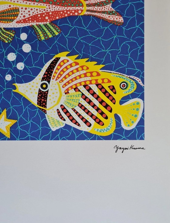 Image 1 of Da Yayoi Kusama, Mare, litografia, anni '90