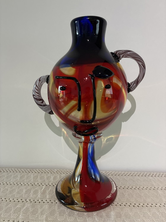 Image 1 of Omaggio a Picasso - Vetri colorati italiani ‘Murano’