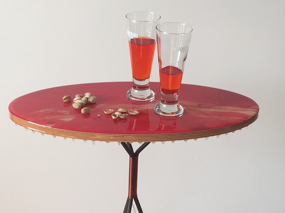 Image 1 of Ndebele Nomadic Table by Melchior van Dansik, "Dont Look Now"