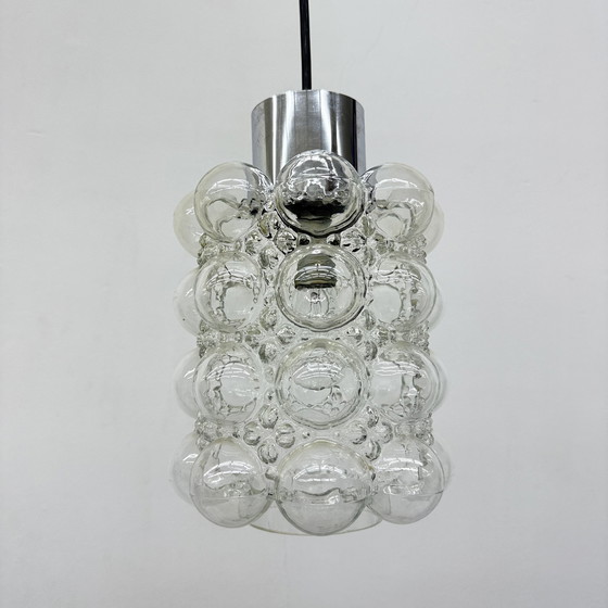 Image 1 of Gran colgante de cristal de burbujas de Helena Tynell para Limburgo, Alemania, década de 1970