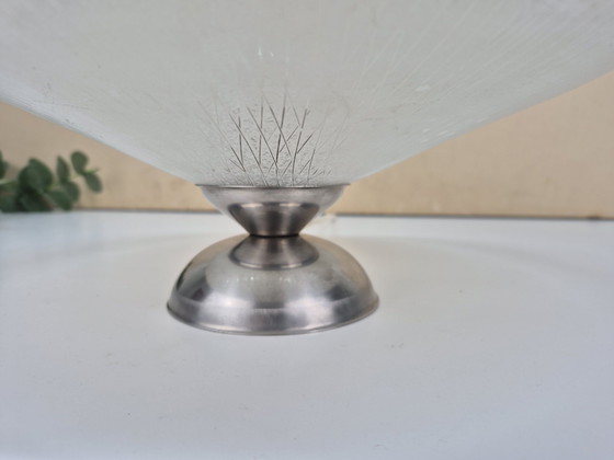 Lampada da tavolo UFO vintage. Stile Space Age anni '70., Lampade da tavolo, Alluminio, Vetro, Argentato (foto 4 di 12)