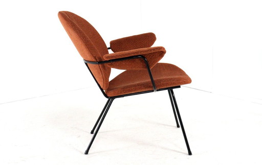 Fauteuil vintage Kembo recouvert de tissu 'Lith'