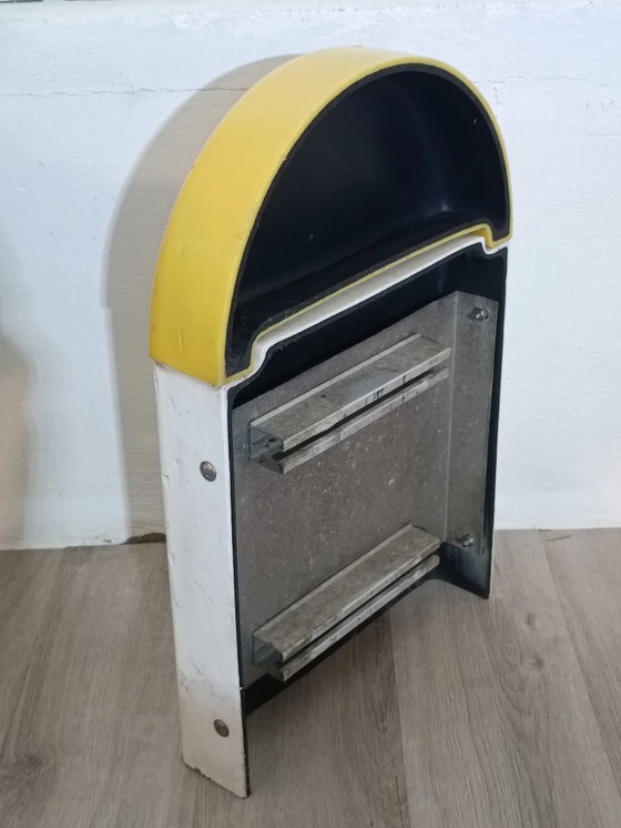 Image 1 of Kilometer marker on a French road, 1990s