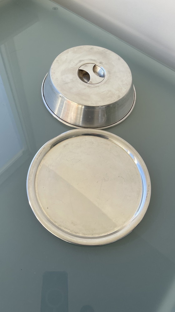 Image 1 of Zilveren kaas of gebak stol