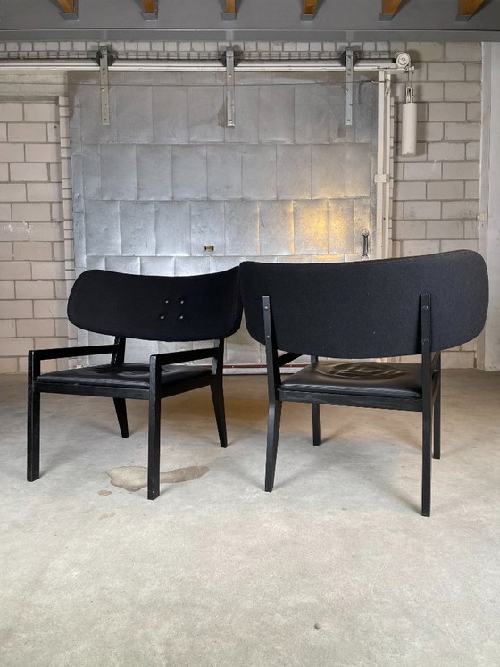 Swedese Cartoon Chair, Stine Gam En Enrico Fratesi (Voorraad: 2) – Fauteuils, Leather, Textile (photo 3 of 10)