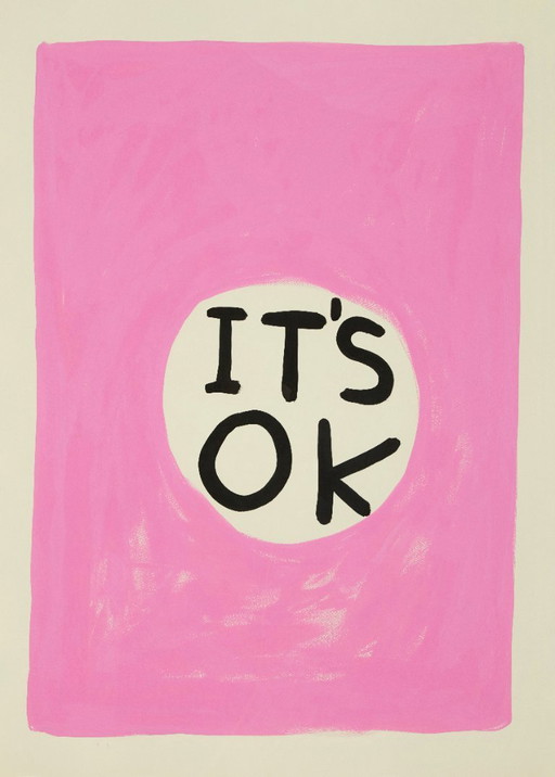Está bien - David Shrigley - Póster 50 × 70 cm