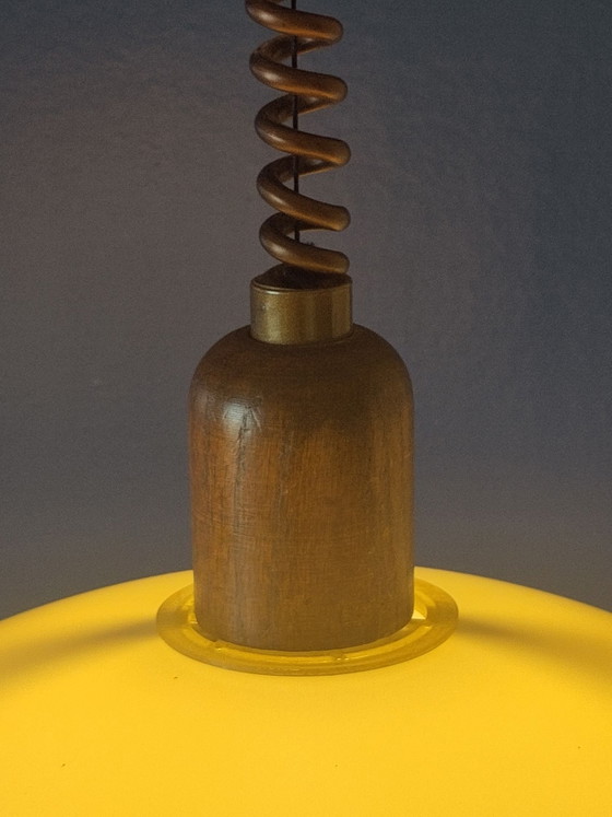 Lampada a sospensione Space Age Steinhauer – Lampade a sospensione, Plastica, Legno, Vintage (photo 4 of 15)