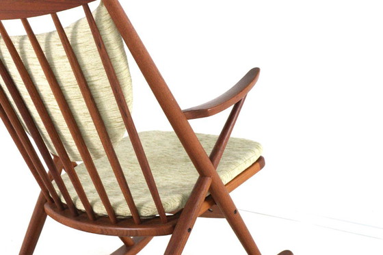 Image 1 of Frank Reenskaug per Bramin sedia a dondolo modello 182 vintage