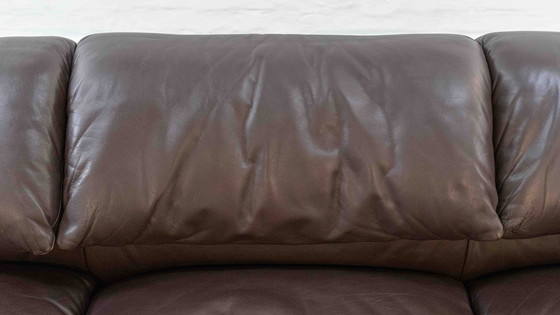 Image 1 of Cassina Maralunga 3-Sitzer-Sofa aus Leder von Vico Magistretti
