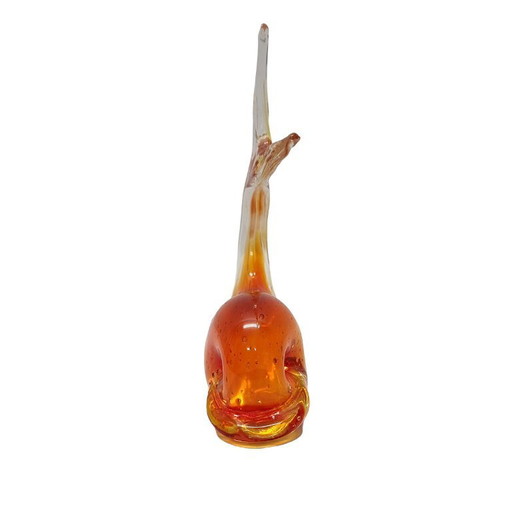 Murano glass fish Sommerso 1960s