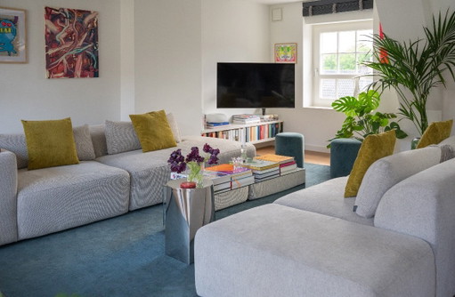 4x6 sofa modulaire bank 5 elementen + kussens