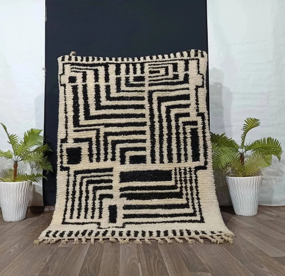 Tapis traditionnel fait main 250cm x 150cm Marocain – Wool (photo 2 of 13)