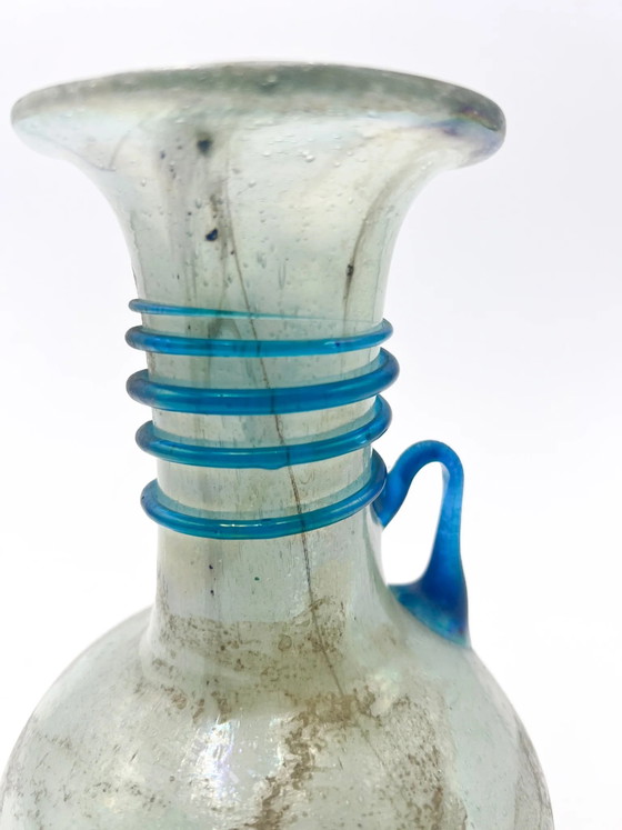 Vaso in vetro Scavo blu Cenedese, inizio XX secolo – Vasi (photo 11 of 12)