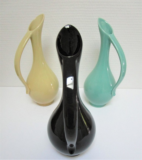 Image 1 of Tres jarras de cerámica de la década de 1960