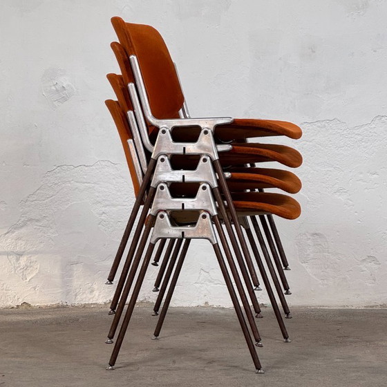 Image 1 of Set of 4 Giancarlo Piretti DSC 106 Chairs for Castelli, 1970s