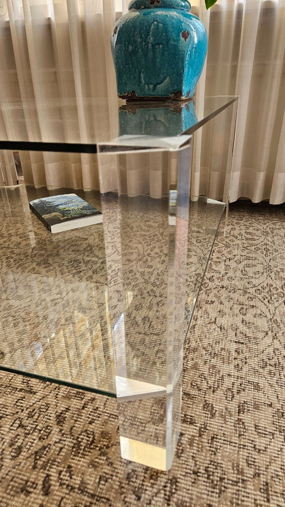 BOR Design 'The Hague' Lucite/Acryl Glazen Salontafel – Glass, Plexiglass (photo 5 of 14)