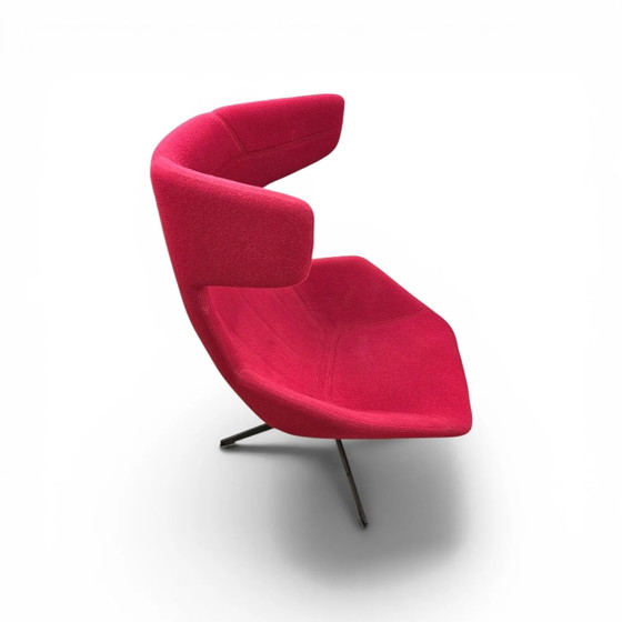 ALFREDO HÄBERLI / Sessel “Take a line for a walk” / Moroso / Italien / Design 2003 / rote Wolle – Wool (photo 8 of 13)