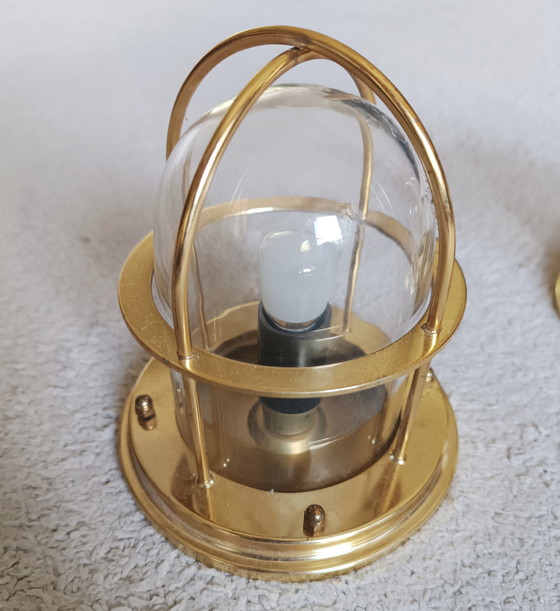 Image 1 of 3 x vintage plafondlampen in maritieme stijl