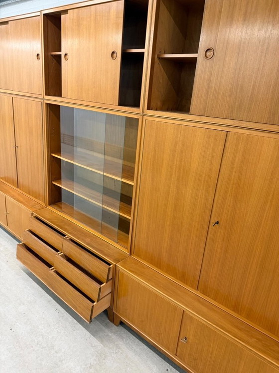Image 1 of XXL vintage modulair wandmeubel