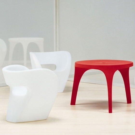 Image 1 of Sedia bianca MOROSO ALBERT - Fauteuil blanc MOROSO ALBERT
