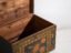 Antique painted trunk in pine wood – China, circa 1900 – Storage cabinet, Iron (photo 30 of 40)