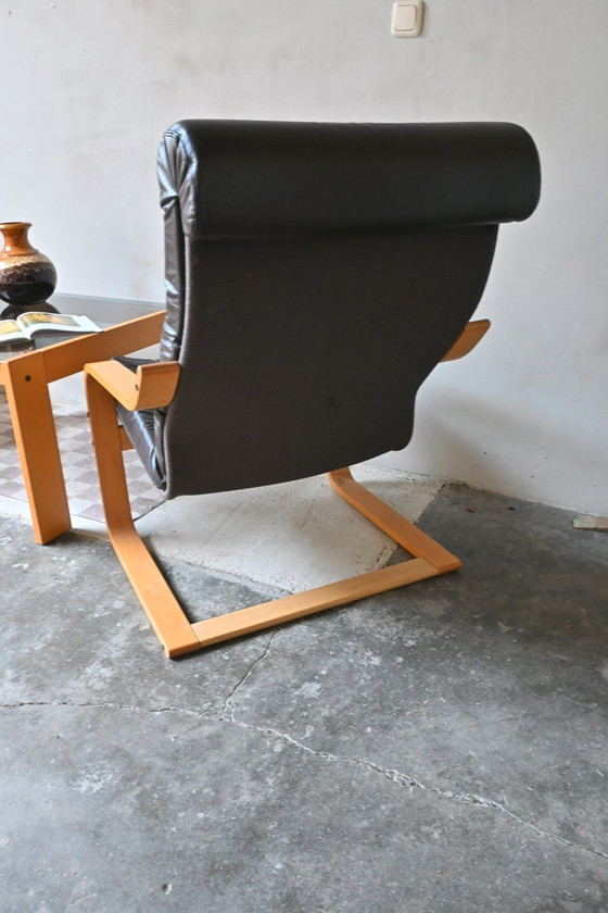 Image 1 of Set poltrona vintage/tavolino POEM Noboru Nakamura/Ikea