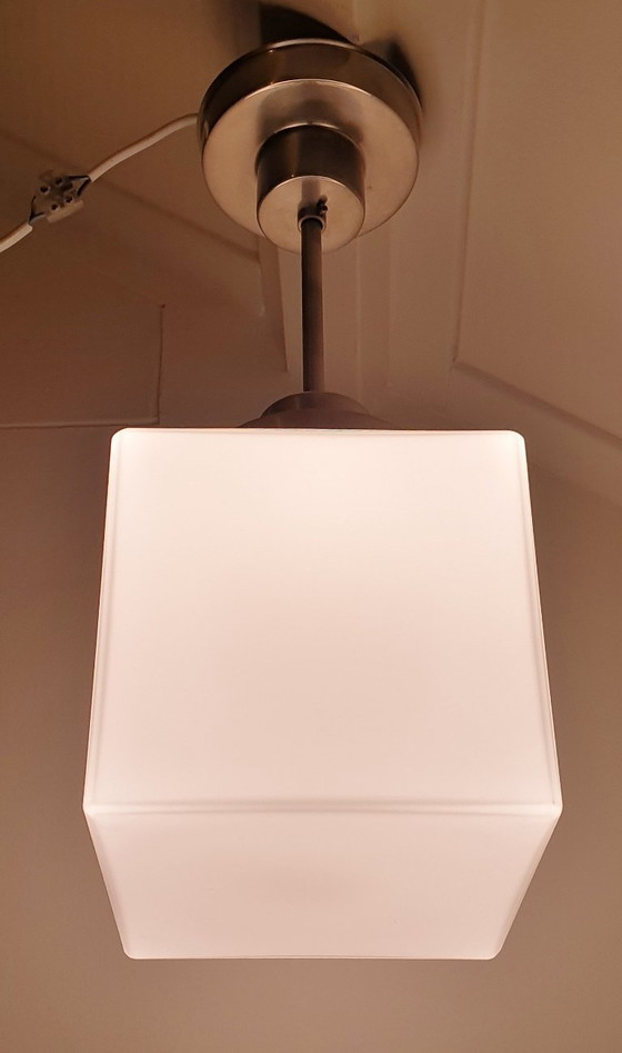 Image 1 of 2 Art Deco GISO (Gispen) hanglampen Kubus